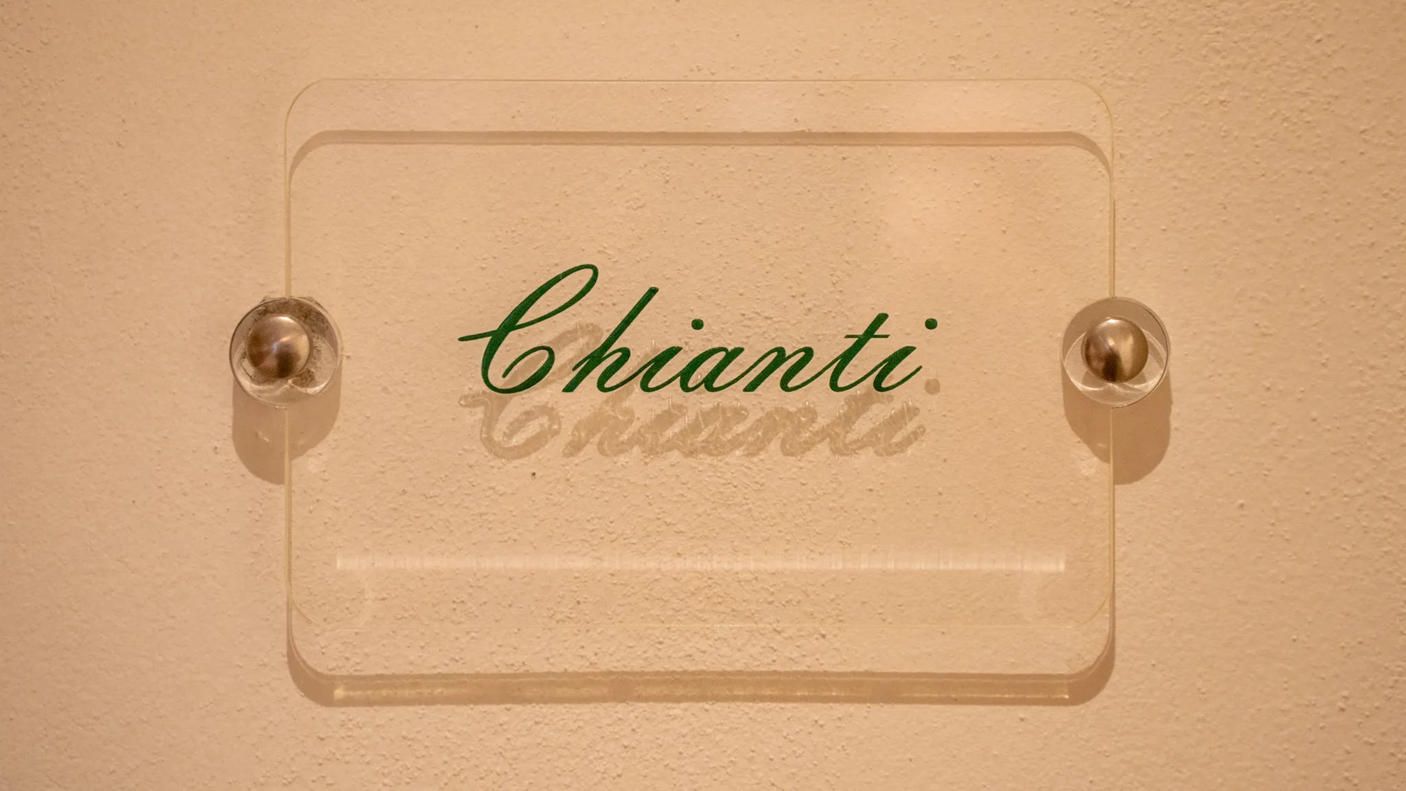 Targa camera Chianti a I Castagni, Vigevano