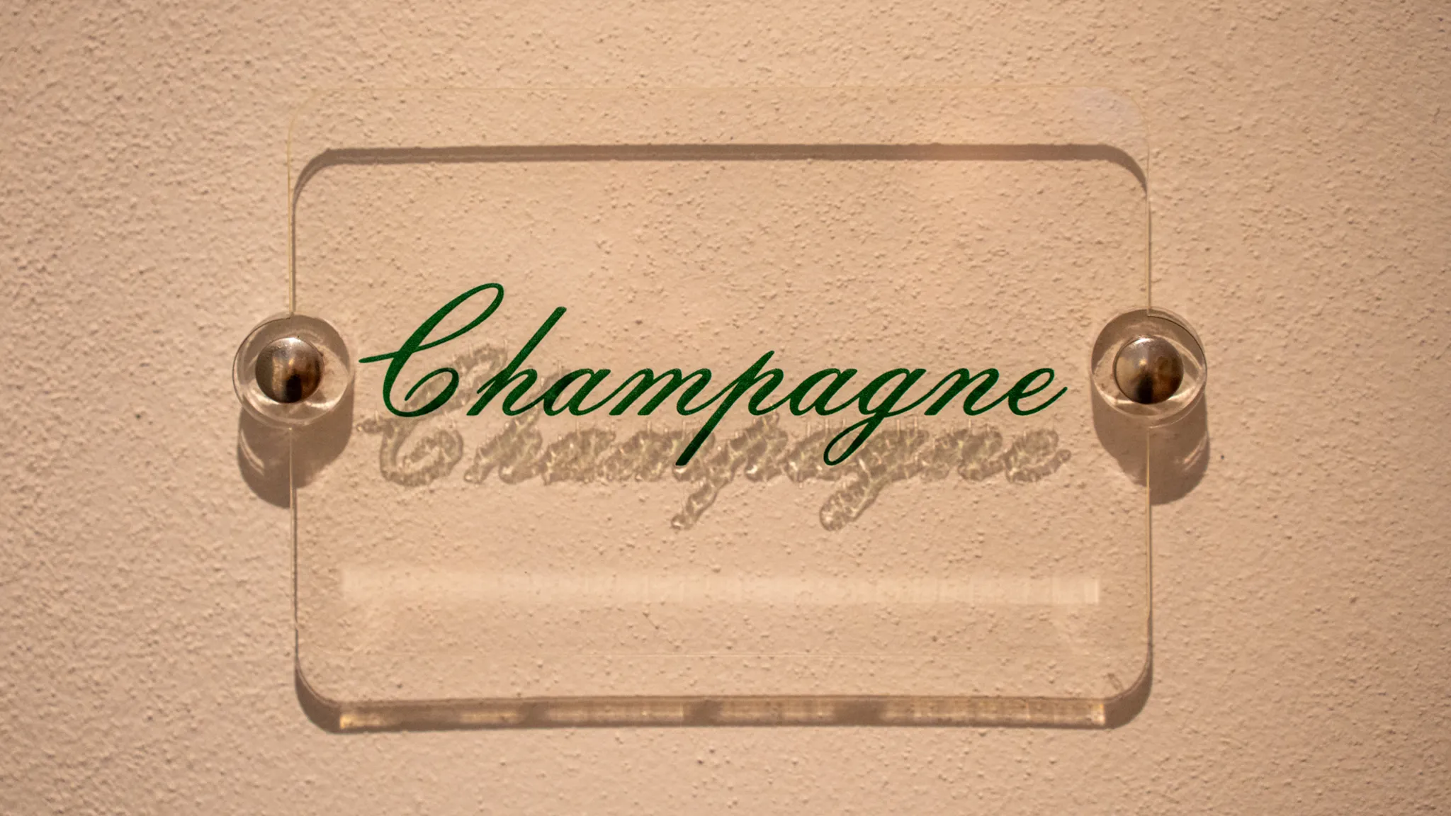 Targa camera Champagne a I Castagni, Vigevano