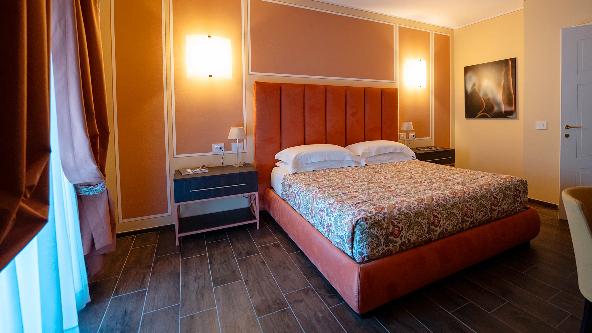 Accogliente camera con letto matrimoniale a I Castagni