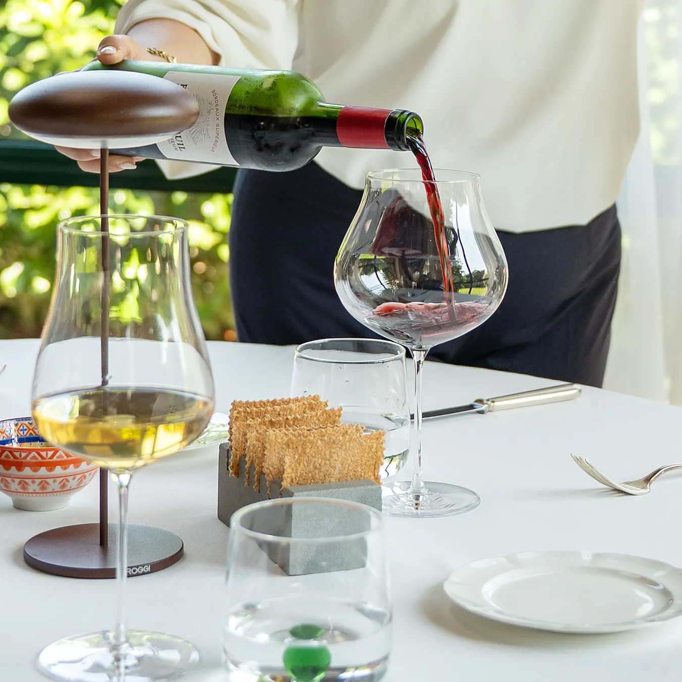 Calice di vino al Ristorante I Castagni