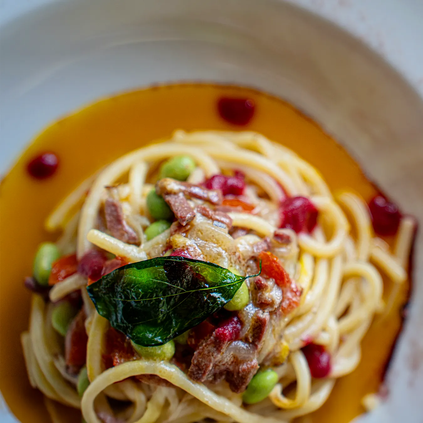 Composizione gastronomica firmata Enrico Gerli
