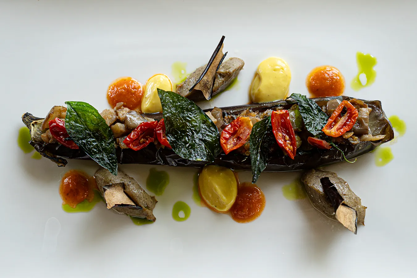 Composizione gastronomica del Ristorante I Castagni